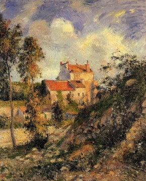 Les Mathurins Pontoise 1877 Camille Pissarro Pinturas al óleo